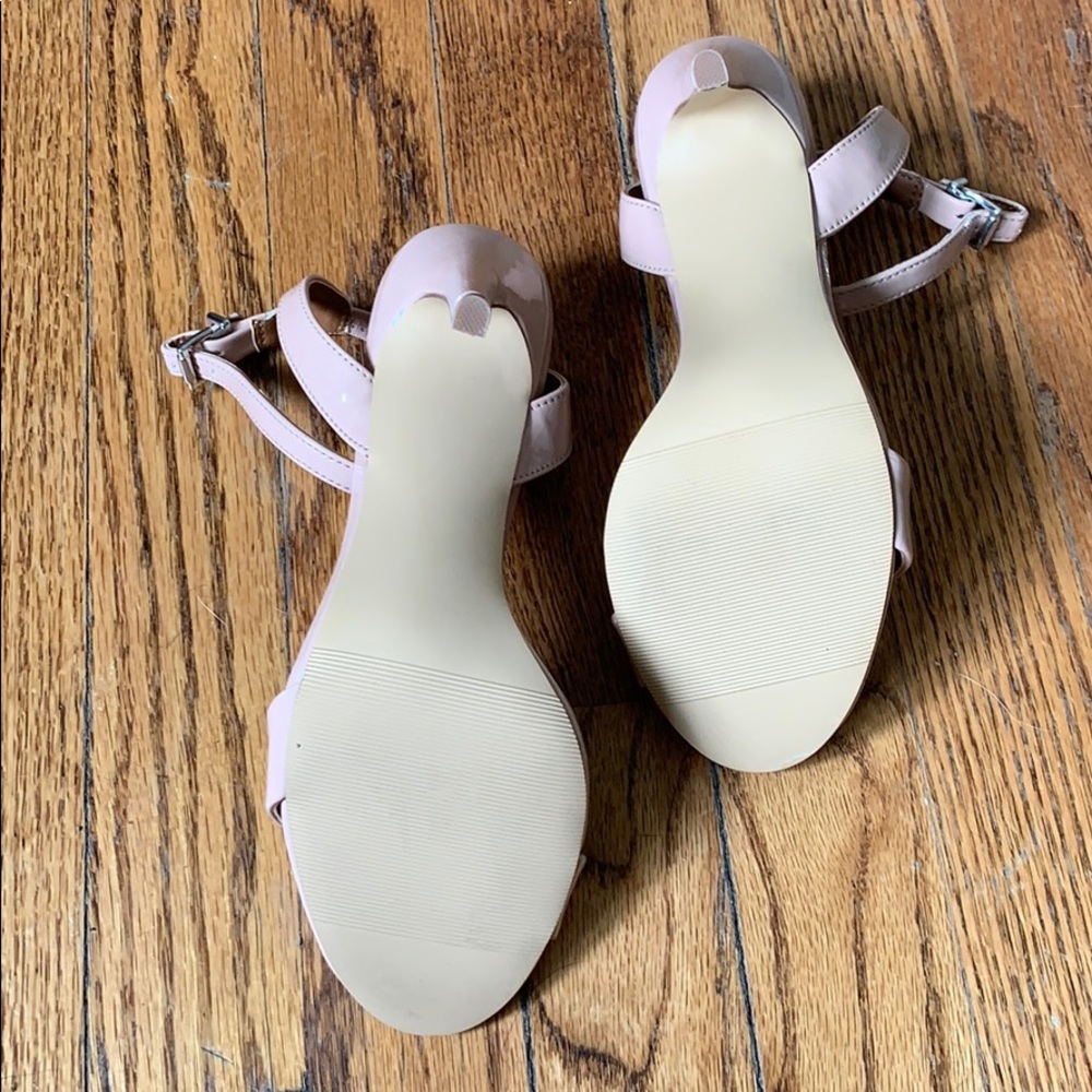 Madden Girl Nude Strappy Open Toe Heel - Picture 4 of 6